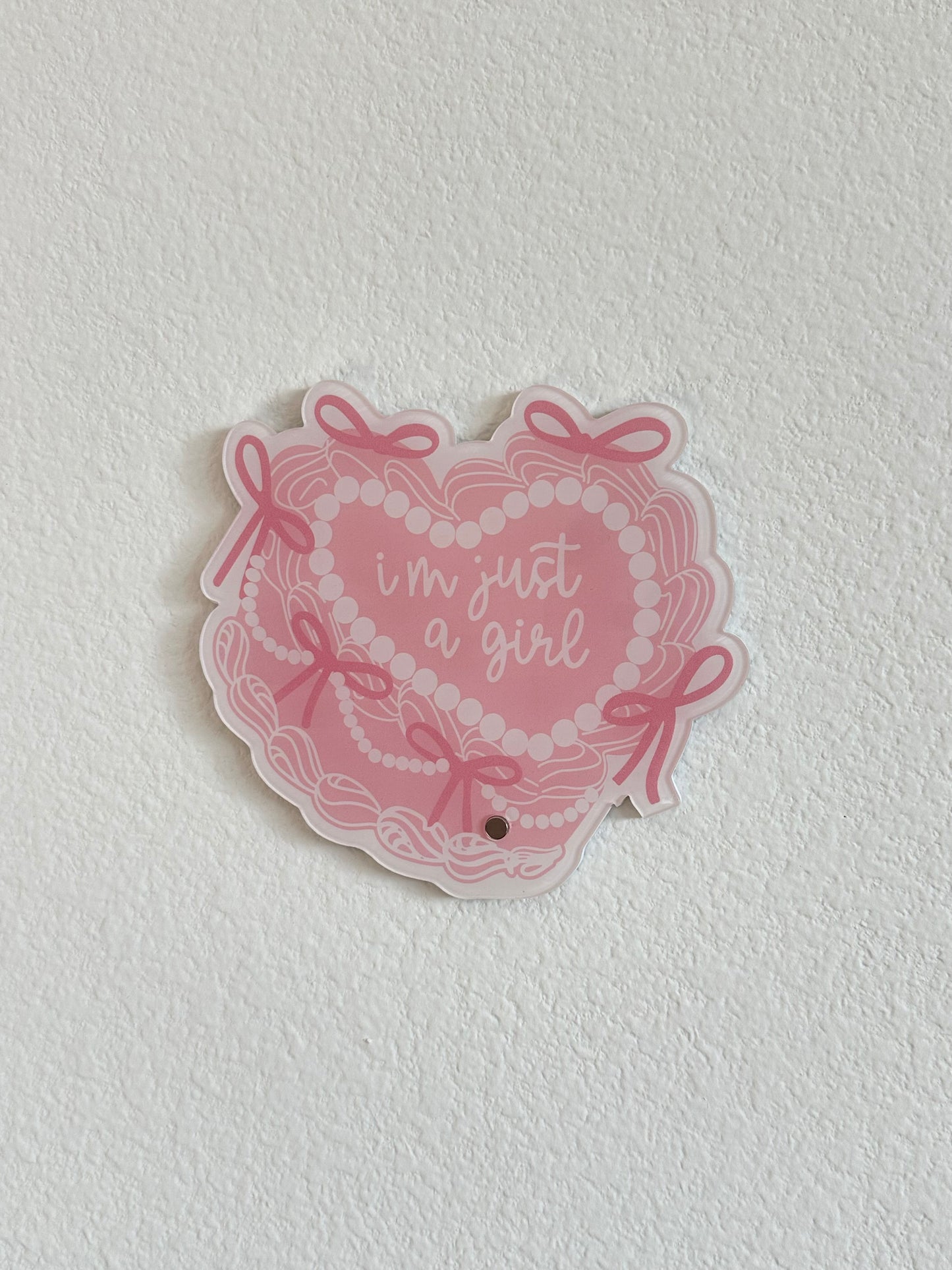 I’m Just A Girl Lash Tile