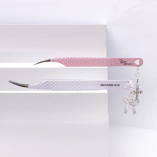 Fiber Tip Iso Tweezer - C Curve