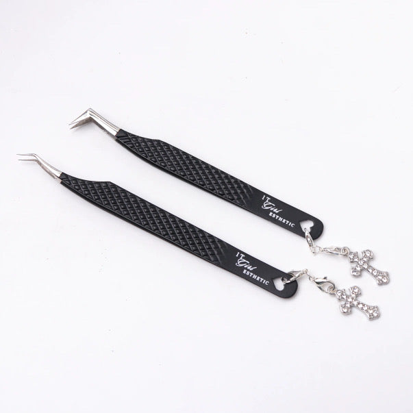 The OG Duo Tweezer Set *Limited Edition* - L 90° & 45° Angled Vol
