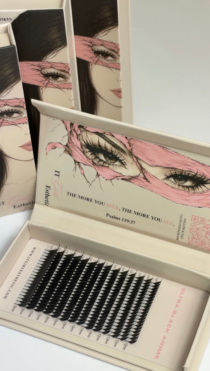 ULTRA BLACK ANIME SPIKES - STRANGE GIRL COLLECTION